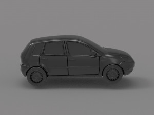 Fiesta 2005 5 doors READY TO PRINT MODEL READY TO PRINT MODEL 3D प्रिंट मॉडल