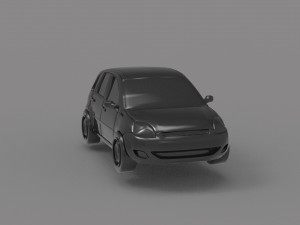 Fiesta 2005 5 doors READY TO PRINT MODEL READY TO PRINT MODEL 3D प्रिंट मॉडल