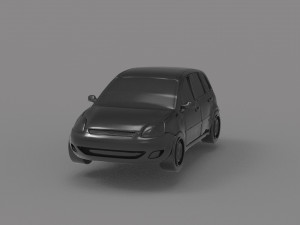 Fiesta 2005 5 doors READY TO PRINT MODEL READY TO PRINT MODEL 3D प्रिंट मॉडल