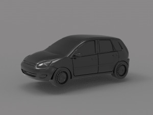 Fiesta 2005 5 doors READY TO PRINT MODEL READY TO PRINT MODEL 3D प्रिंट मॉडल
