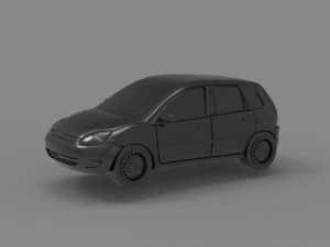 Fiesta 2005 5 doors READY TO PRINT MODEL READY TO PRINT MODEL 3D Print Model