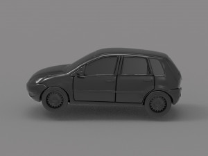 Fiesta 2005 5 doors READY TO PRINT MODEL READY TO PRINT MODEL 3D प्रिंट मॉडल