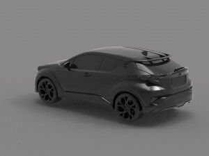 HRV Car READY TO PRINT MODEL 3Dプリントモデル