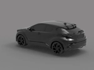 HRV Car READY TO PRINT MODEL 3D Print Model