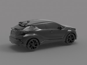 HRV Car READY TO PRINT MODEL 3D Print Model
