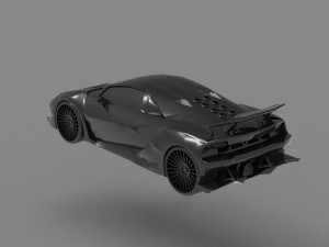 Sesto Elemento Car READY TO PRINT MODEL 3Dプリントモデル
