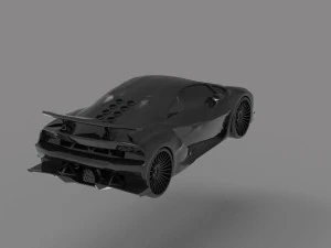 Sesto Elemento Car READY TO PRINT MODEL 3D Print Model