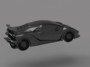 Sesto Elemento Car READY TO PRINT MODEL 3D Принт Модель