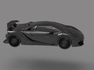 Sesto Elemento Car READY TO PRINT MODEL 3D Принт Модель