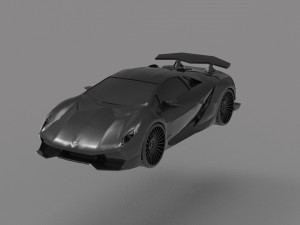 Sesto Elemento Car READY TO PRINT MODEL 3D Принт Модель