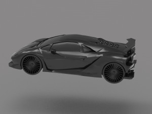 Sesto Elemento Car READY TO PRINT MODEL 3D Принт Модель