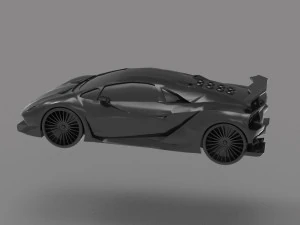 Sesto Elemento Car READY TO PRINT MODEL 3D Print Model