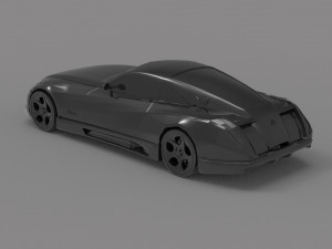 Maybach Exelero Car READY TO PRINT MODEL 3D 프린트 모델
