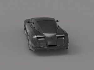 Maybach Exelero Car READY TO PRINT MODEL 3D-Druckmodell