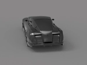 Maybach Exelero Car READY TO PRINT MODEL 3D Print Model