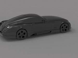 Maybach Exelero Car READY TO PRINT MODEL 3D-Druckmodell