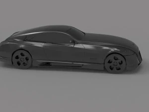 Maybach Exelero Car READY TO PRINT MODEL 3D Print Model