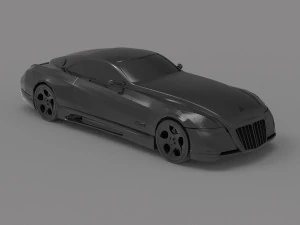 Maybach Exelero Car READY TO PRINT MODEL 3D Print Model