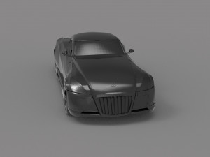 Maybach Exelero Car READY TO PRINT MODEL 3D-Druckmodell