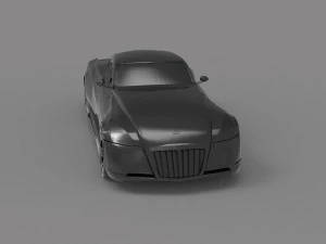 Maybach Exelero Car READY TO PRINT MODEL 3D Print Model