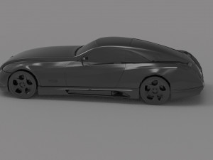 Maybach Exelero Car READY TO PRINT MODEL 3D-Druckmodell