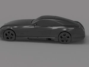 Maybach Exelero Car READY TO PRINT MODEL 3D Print Model