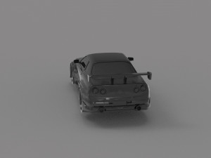 Nissan Skyline GTR car READY TO PRINT MODEL Modelo de Impressão 3D