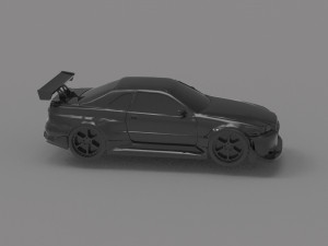 Nissan Skyline GTR car READY TO PRINT MODEL Modelo de Impressão 3D
