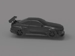Nissan Skyline GTR car READY TO PRINT MODEL 3D Print Model