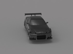 Nissan Skyline GTR car READY TO PRINT MODEL Modelo de Impressão 3D