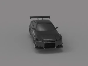 Nissan Skyline GTR car READY TO PRINT MODEL 3D Print Model