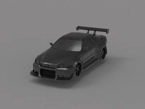 Nissan Skyline GTR car READY TO PRINT MODEL Modelo de Impressão 3D