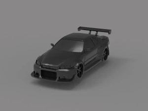 Nissan Skyline GTR car READY TO PRINT MODEL 3D Print Model