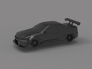 Nissan Skyline GTR car READY TO PRINT MODEL Modelo de Impressão 3D