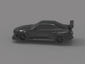 Nissan Skyline GTR car READY TO PRINT MODEL 3D Print Model