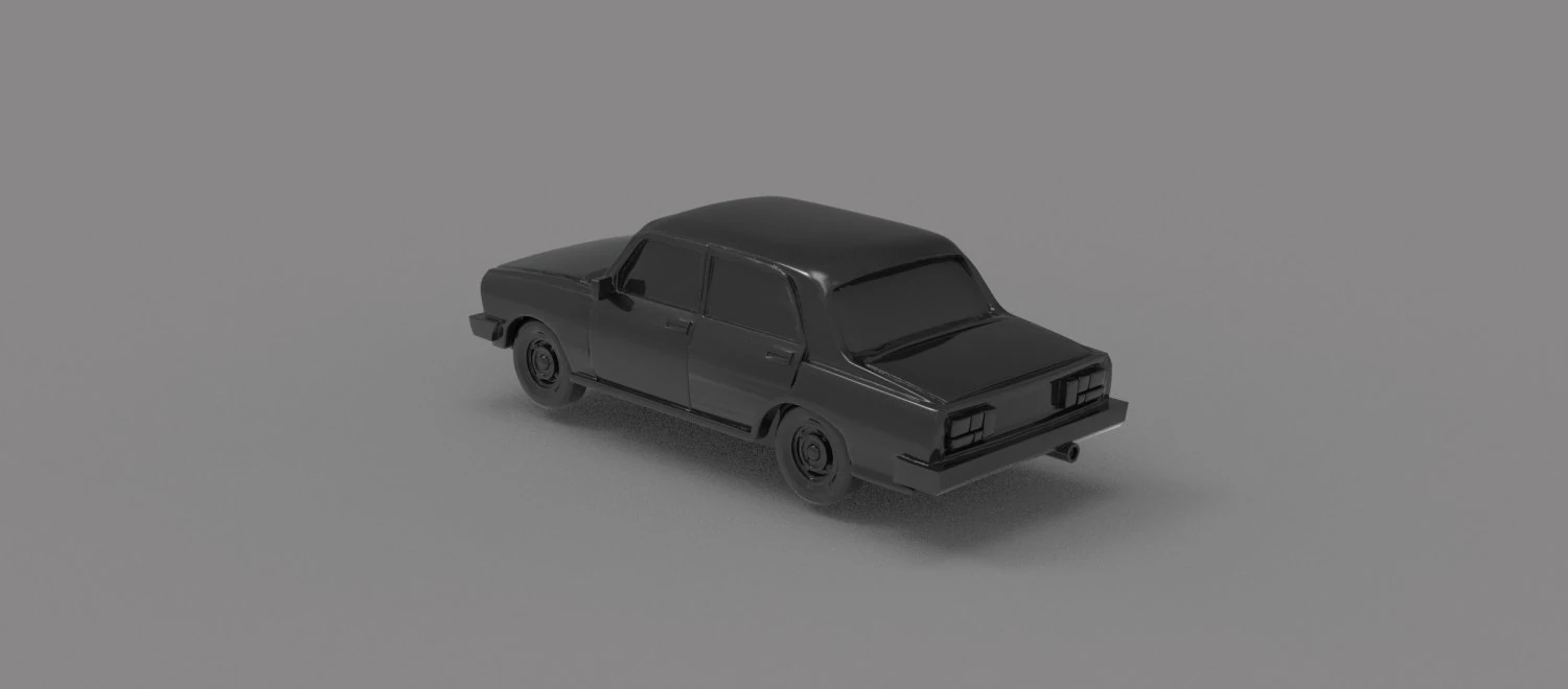 Old car READY TO PRINT MODEL 3D Print Model .c4d .max .obj .3ds .fbx .stl .blend 