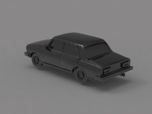 Old car READY TO PRINT MODEL Modèles 3D en vedette