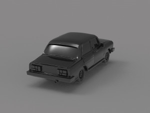 Old car READY TO PRINT MODEL 3D Baskı Modeli