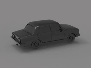 Old car READY TO PRINT MODEL 3D Print Model