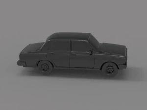 Old car READY TO PRINT MODEL 3D Print Model