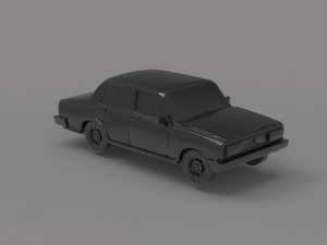 Old car READY TO PRINT MODEL 3D Baskı Modeli