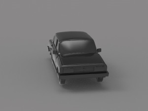 Old car READY TO PRINT MODEL 3D Baskı Modeli