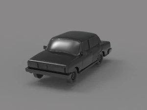 Old car READY TO PRINT MODEL 3D Print Model