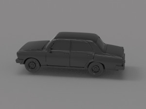 Old car READY TO PRINT MODEL 3D Baskı Modeli
