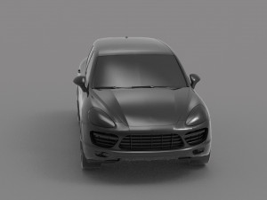 Porsche Cayenne II Turbo car READY TO PRINT MODEL 3D Print Model