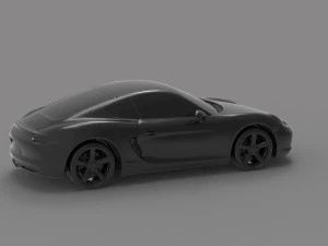 Porsche Cayman S READY TO PRINT MODEL 3D Print Model