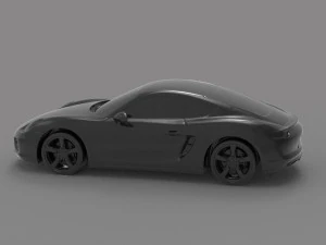 Porsche Cayman S READY TO PRINT MODEL 3D Print Model