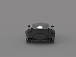 Alfa Romeo 4C Car READY TO PRINT MODEL Modèles 3D en vedette