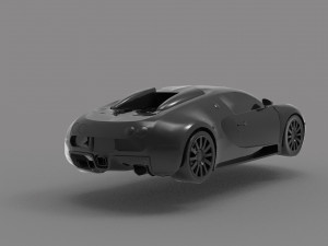 Bugatti Veyron Car READY TO PRINT MODEL Modelo de impresión 3D