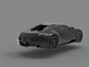 Carro Bugatti Veyron PRONTO PARA IMPRIMIR MODELO Modelo de Impressão 3D